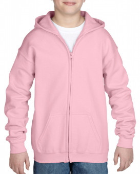 GIB18600 HEAVY BLEND™ YOUTH FULL ZIP HOODED SWEATSHIRT