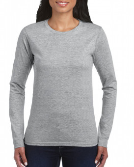 GIL64400 SOFTSTYLE® LADIES' LONG SLEEVE T-SHIRT