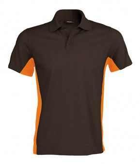 KA232 FLAG - SHORT-SLEEVED TWO-TONE POLO SHIRT