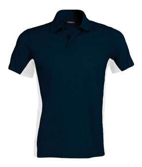 KA232 FLAG - SHORT-SLEEVED TWO-TONE POLO SHIRT