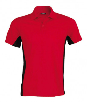 KA232 FLAG - SHORT-SLEEVED TWO-TONE POLO SHIRT