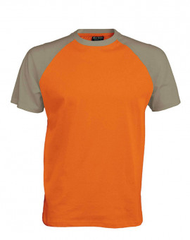 KA330 BASEBALL - SHORT-SLEEVED TWO-TONE T-SHIRT