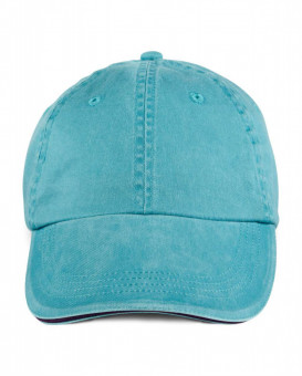 AN166 SOLID LOW-PROFILE SANDWICH TRIM TWILL CAP