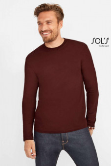 SO11420 SOL'S MONARCH - MEN'S ROUND COLLAR LONG SLEEVE T-SHIRT