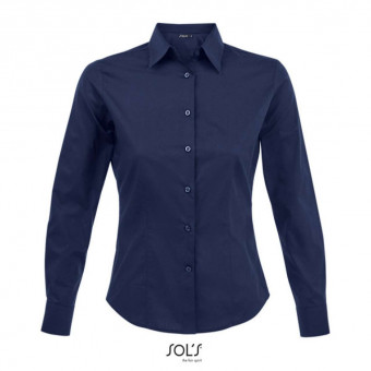 SO17015 SOL'S EDEN - LONG SLEEVE STRETCH WOMEN'S SHIRT