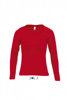 SO11425 SOL'S MAJESTIC - WOMEN'S ROUND COLLAR LONG SLEEVE T-SHIRT