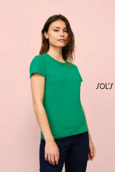 SO11502 SOL'S IMPERIAL WOMEN - ROUND COLLAR T-SHIRT