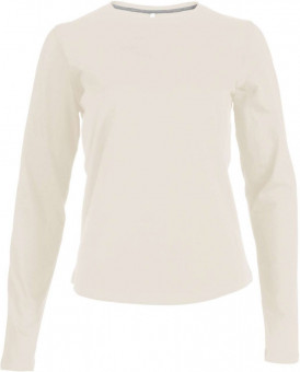 KA383 LADIES' LONG-SLEEVED CREW NECK T-SHIRT