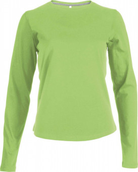 KA383 LADIES' LONG-SLEEVED CREW NECK T-SHIRT