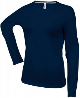 KA383 LADIES' LONG-SLEEVED CREW NECK T-SHIRT