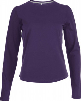 KA383 LADIES' LONG-SLEEVED CREW NECK T-SHIRT