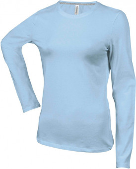 KA383 LADIES' LONG-SLEEVED CREW NECK T-SHIRT