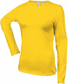 KA383 LADIES' LONG-SLEEVED CREW NECK T-SHIRT