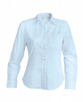 KA534 LADIES' LONG-SLEEVED OXFORD SHIRT