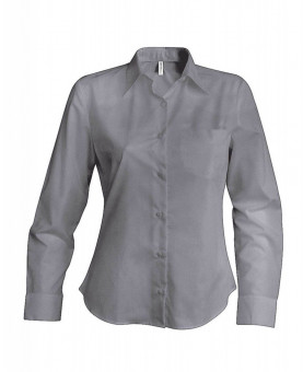 KA534 LADIES' LONG-SLEEVED OXFORD SHIRT