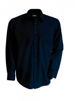 KA541 MEN'S LONG-SLEEVED COTTON POPLIN SHIRT