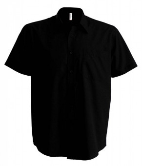 KA543 MEN'S SHORT-SLEEVED COTTON POPLIN SHIRT