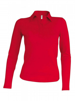 KA244 LADIES' LONG-SLEEVED POLO SHIRT