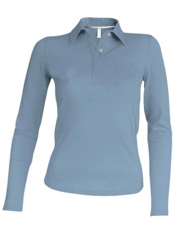 KA244 LADIES' LONG-SLEEVED POLO SHIRT