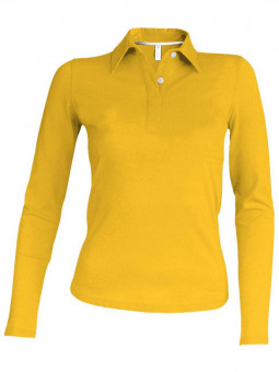 KA244 LADIES' LONG-SLEEVED POLO SHIRT