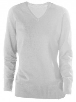 KA966 LADIES' V-NECK JUMPER