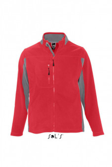 SO55500 SOL'S NORDIC - MEN’S TWO-COLOUR ZIPPED FLEECE JACKET