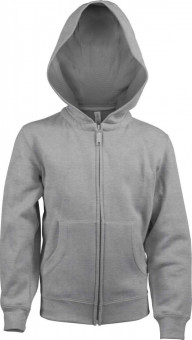 KA455 KIDS FULL ZIP HOODED SWEATSHIRT