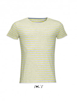 SO01398 SOL'S MILES MEN - ROUND NECK STRIPED T-SHIRT