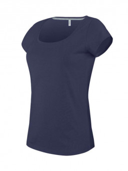 KA384 LADIES’ BOAT NECK SHORT-SLEEVED T-SHIRT