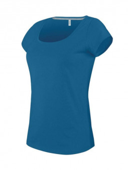 KA384 LADIES’ BOAT NECK SHORT-SLEEVED T-SHIRT