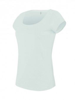 KA384 LADIES’ BOAT NECK SHORT-SLEEVED T-SHIRT