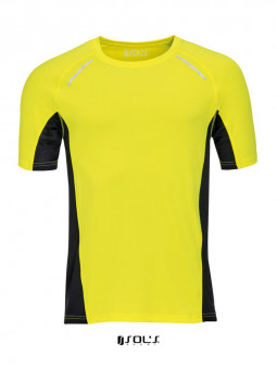 SO01414 SOL'S SYDNEY MEN - SHORT SLEEVE RUNNING T-SHIRT