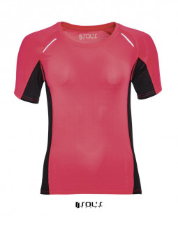 SO01415 SOL'S SYDNEY WOMEN - SHORT SLEEVE RUNNING T-SHIRT