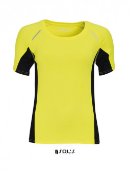 SO01415 SOL'S SYDNEY WOMEN - SHORT SLEEVE RUNNING T-SHIRT