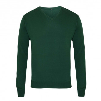 PR694 MEN'S KNITTED V-NECK SWEATER