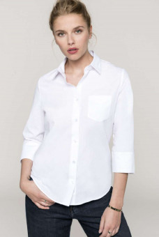 KA558 LADIES' 3/4 SLEEVED SHIRT