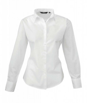 PR300 WOMEN'S LONG SLEEVE POPLIN BLOUSE