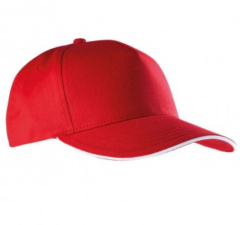 KP130 SANDWICH PEAK CAP - 5 PANELS