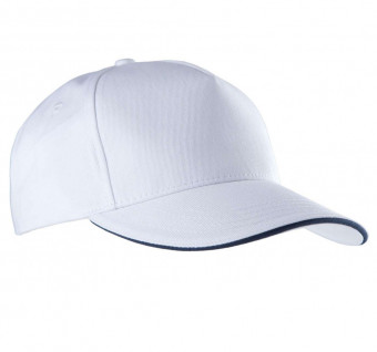 KP130 SANDWICH PEAK CAP - 5 PANELS