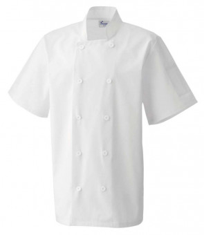 PR656 SHORT SLEEVE CHEF'S JACKET