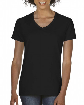 CC3199 LADIES' MIDWEIGHT V-NECK TEE