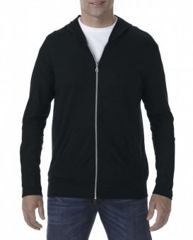 AN6759 ADULT TRI-BLEND FULL-ZIP HOODED JACKET