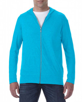 AN6759 ADULT TRI-BLEND FULL-ZIP HOODED JACKET