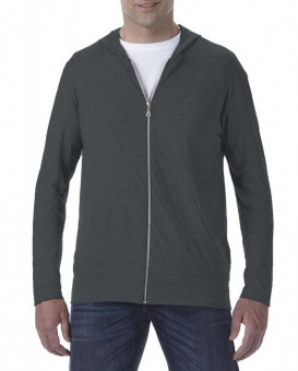 AN6759 ADULT TRI-BLEND FULL-ZIP HOODED JACKET