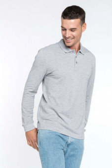 KA256 MEN'S LONG-SLEEVED PIQUÉ POLO SHIRT