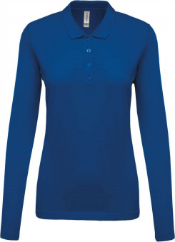 KA257 LADIES’ LONG-SLEEVED PIQUÉ POLO SHIRT