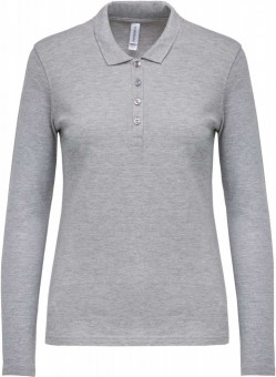 KA257 LADIES’ LONG-SLEEVED PIQUÉ POLO SHIRT