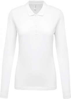 KA257 LADIES’ LONG-SLEEVED PIQUÉ POLO SHIRT