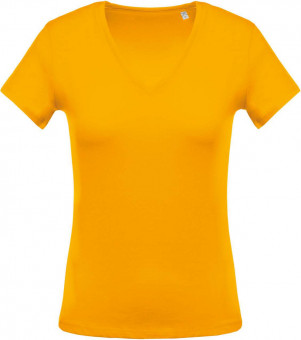 KA390 LADIES' SHORT-SLEEVED V-NECK T-SHIRT