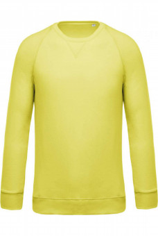 KA480 MEN'S ORGANIC COTTON CREW NECK RAGLAN SLEEVE SWEATSHIRT